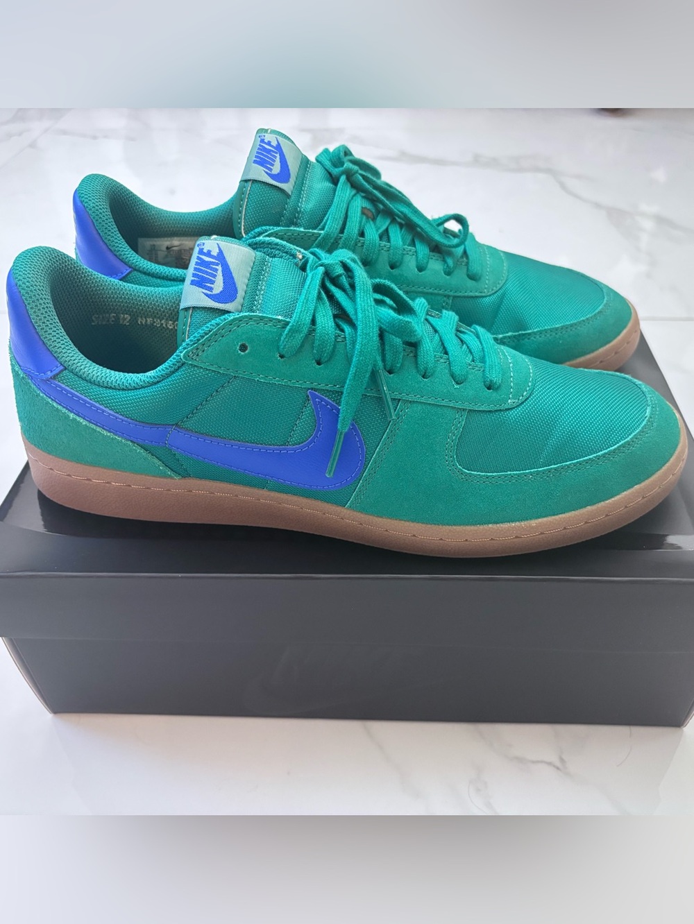 NIKE Sneakers (12, Green, Field General ‘82 ‘Malachite Hyper Royal’)